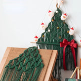 Mimi's Macrame Christmas Tree Wall Hanging Handmade Boho Decoration