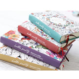 Colouring Notebooks Hardcover Art Journal 148 Sheets Illustrated Diary