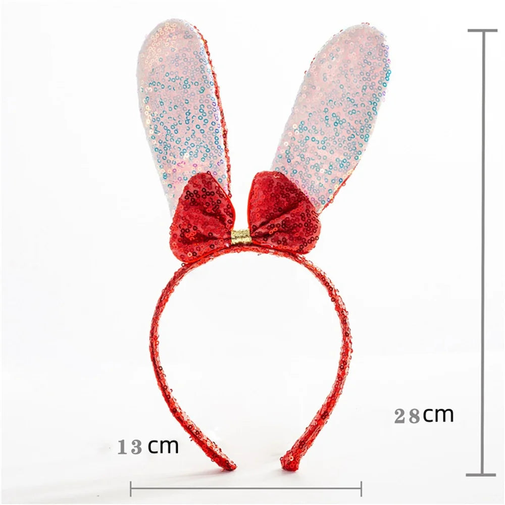 Sparkly Easter Bunny Headbands