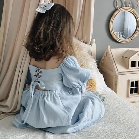 Girl's Cottage Core Dress