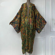 Monet's Cover Up Boho Long Kimono Duster