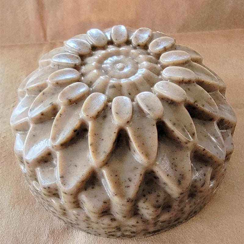 Flower Shaped Silicone Soap Mould DIY Handmade Cake Chocolate Candle Moulds