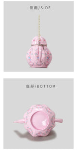 Teapot Handbags with Pearl Chains