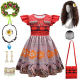 Princess Moana Little Girl Fancy Dress Halloween Cosplay Book Week Children's Costume