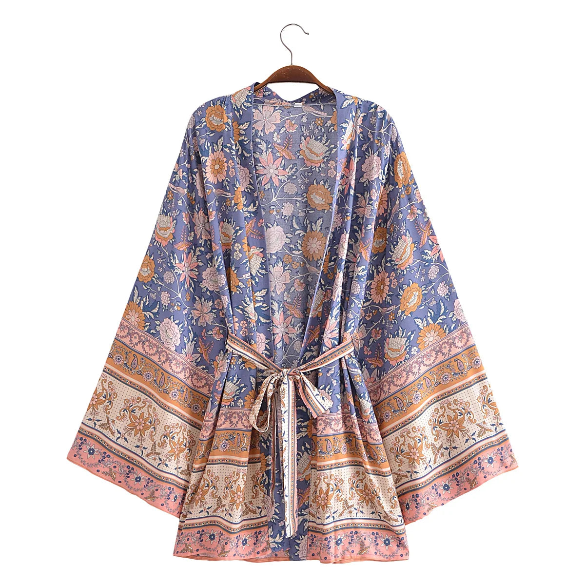 Boho Cover Ups Short Kimono