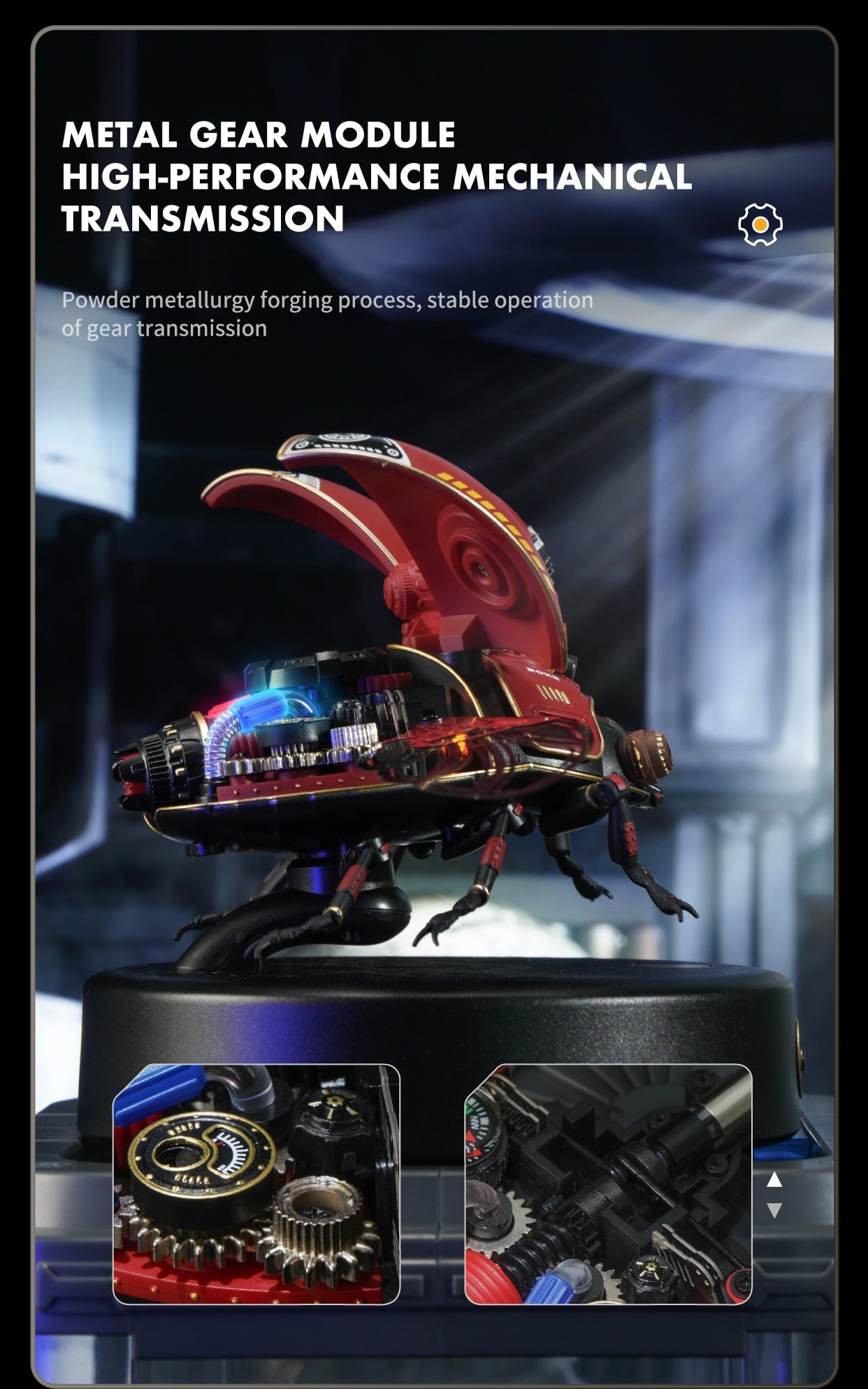 Biopunk Scout Beetle DIY 3D Model Kit