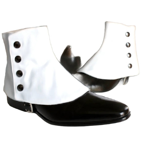 1920S Gangster Spats Boot Covers Costume Accessories