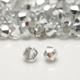3/4/6mm Rainbow Austria Bicone Crystal Beads AB Colour Faceted Glass Beads for DIY Jewellery Making