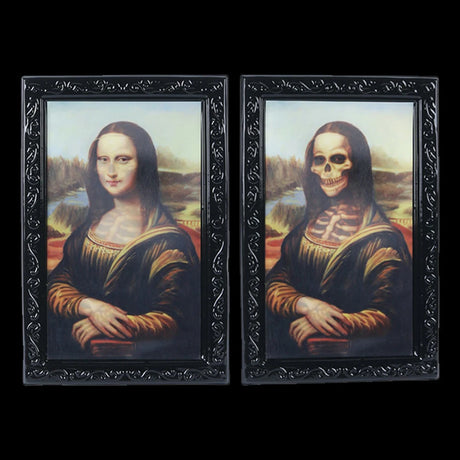 Horror Portraits Changing Face Ghost Halloween Decoration 3D Ghost Picture Frame