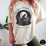 Edgar Allan Poe T-shirt Dark Academia Literature Book Lovers Tee