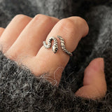925 Sterling Silver Rings Adjustable for Stacking
