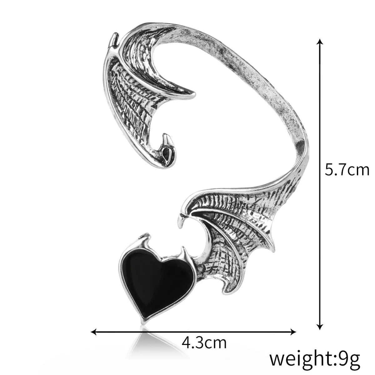 Gothic Rose Ear Cuff