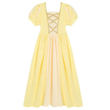 Soft Princess Dress for Girls Kids Halloween Cosplay Belle Cinderella Aurora Melinda Snow White Costume