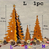 Rustic Vintage Christmas Tree Garden Stakes
