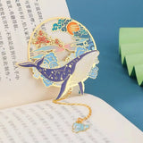 Whale Brass Bookmark For the Book Lovers