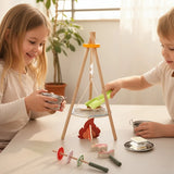 Baby Camping Barbecue Set Toy Role-Playing Camping Scene Immersive Play Gift for Children