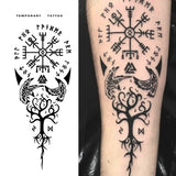 Ancient Symbols Temporary Tattoo