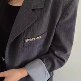 Birds on a Wire Suit Pocket Brooch