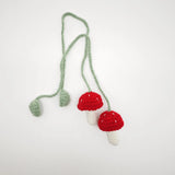 Set of Two Mushroom Sunflower Curtain Tiebacks