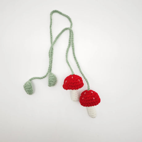 Set of Two Mushroom Sunflower Curtain Tiebacks