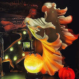 Halloween Ghost Lantern Resin Statue