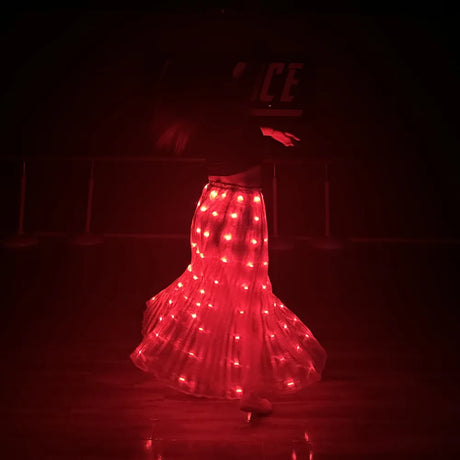 LED Light Up Party Skirt for Adults Dance Performance Wear