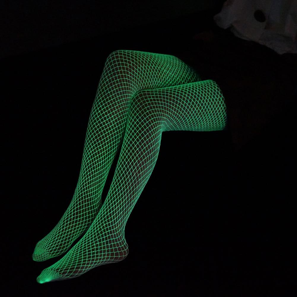 Glow in the Dark Fishnet Stockings and Body Suits