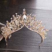 Bridal Jewellery Set - Crown, Earrings & Necklace.