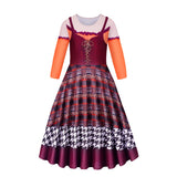 Hocus Pocus Sanderson Sisters Halloween Witch Cosplay Costume