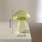 Mushroom Glass Vase Plant Hydroponic Terrarium Vase