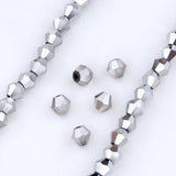 3/4/6mm Rainbow Austria Bicone Crystal Beads AB Colour Faceted Glass Beads for DIY Jewellery Making