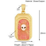 Enamel Heart Flower Dolphin Charm Pendants 18K Gold Plated DIY Bracelets Necklaces Jewellery Making Supplies