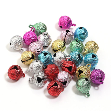 Iron Jingle Bells For DIY Christmas Tree Ornament Jewellery Making Accessories20-50pcs 6 8 10 12 14 mm
