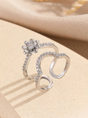 Zircon Nail Jewellery Wearable Art Finger Tip Rings