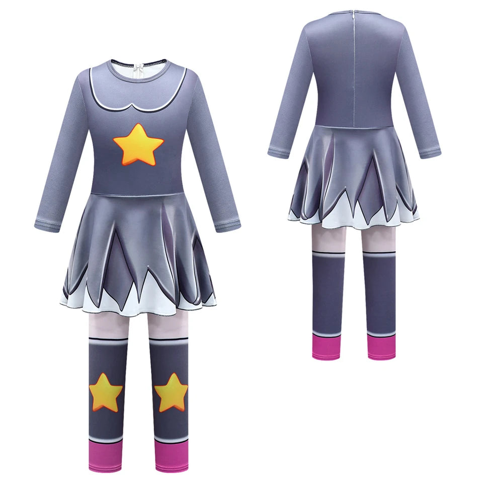 Adventure Game Bobi Time Lily Kids Clothes Halloween Cosplay Book Week Costumes Pretend Play