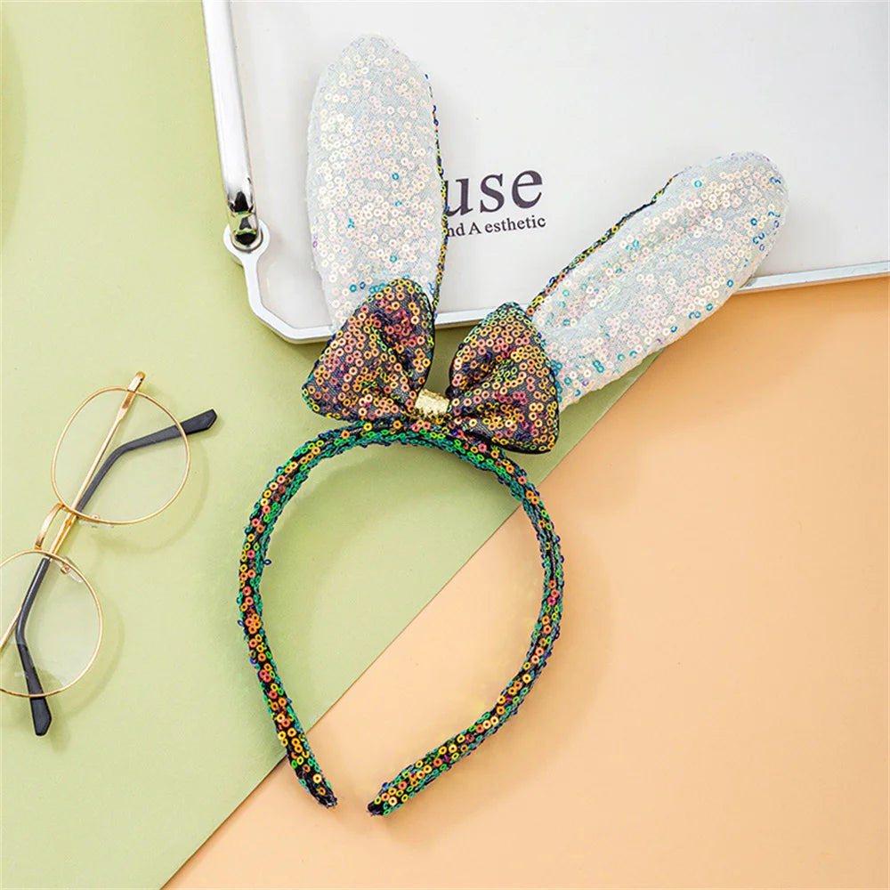 Sparkly Easter Bunny Headbands