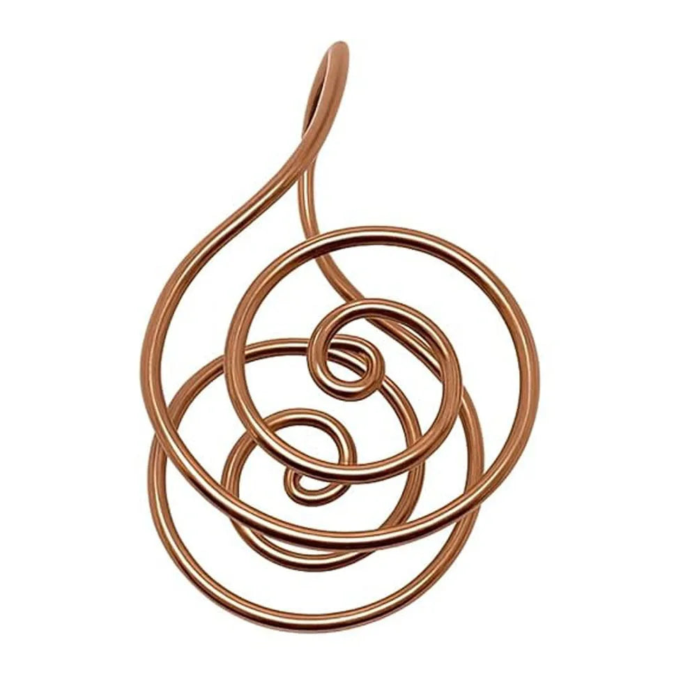 Adjustable Copper Spiral Palm Cuff Handmade Jewellery for Meditation & Energy Healing