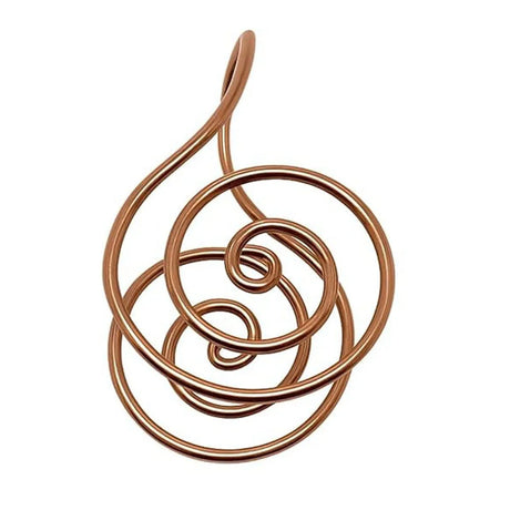 Adjustable Copper Spiral Palm Cuff Handmade Jewellery for Meditation & Energy Healing