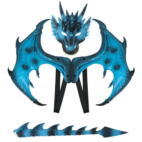 Dragon Costume Kids Cosplay Sets - Wings, Tail, Mask