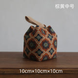 Padded Cotton Teacup Storage Bag Ceramic Glass Drawstring Bags Portable Organiser