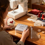 Wooden Mushroom Darning Kit Loom Complete Craft Supplies Sock Repair Kit Mending Tool For Embroidery DIY Crafts Clothes Fabric