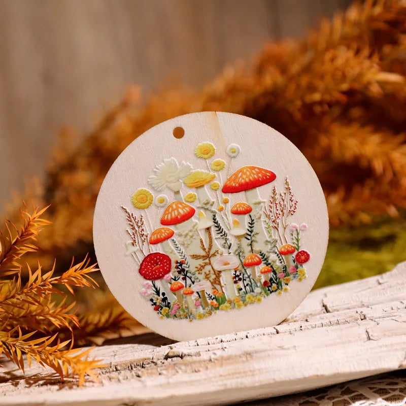 2 Sheet RUB ON Crystal Mushroom Stickers Junk Journal Craft Transfer Stickers DIY Scrapbooking Stickers