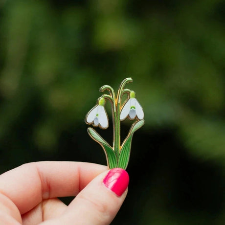 Wildflower Botanical Enamel Pins Badges