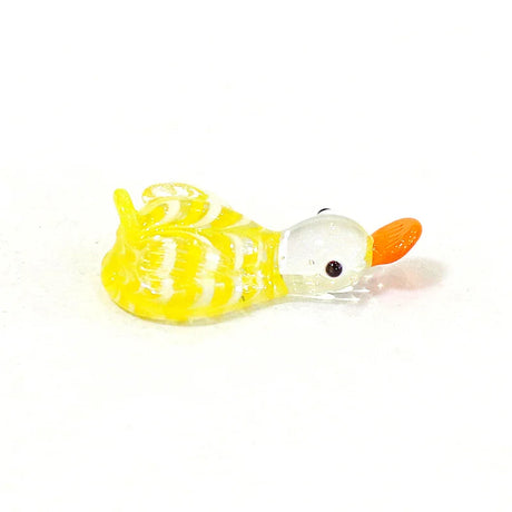 Glass Duck Mini Figurines Tea Pets