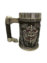 Viking Tree of Life Beer Mug Stainless Steel