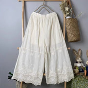 Mori Layering Three Quarter Cotton Linen Pants