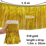 1.5m Gorgeous Fringe Tassel Banner Party Foil Garlands Wall Ceiling Decoration