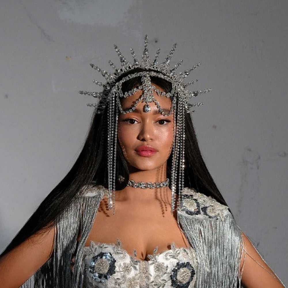 Goddess of Party Hairband Halo Crown Performance Headpiece