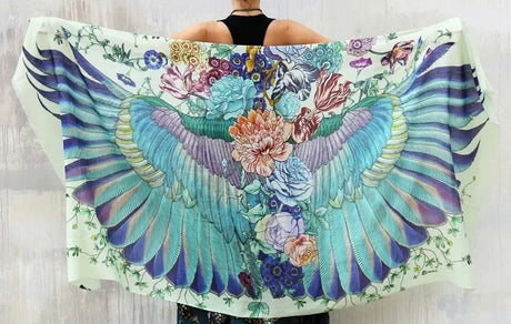 Wings Fantasy Shawl Scarf Festival Cloak Rave Accessories