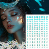 3D Water Drop Self Adhesive Dew Drops Eyes Face Makeup Stickers Festival Body Art Costume